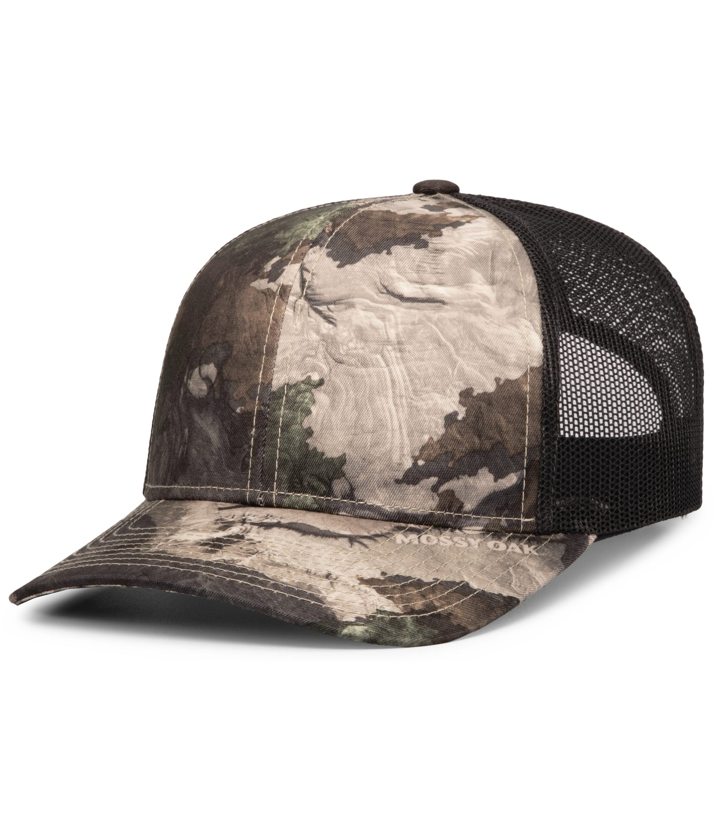 CAMO SNAPBACK TRUCKER CAP