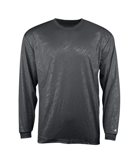 LINE EMBOSSED YOUTH L/S TEE
