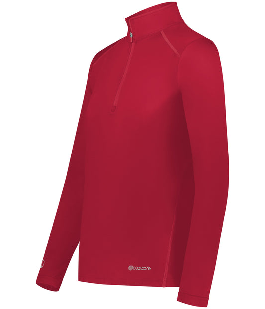 LADIES 1/4 ZIP PULLOVER POWERED BY COOLCORE