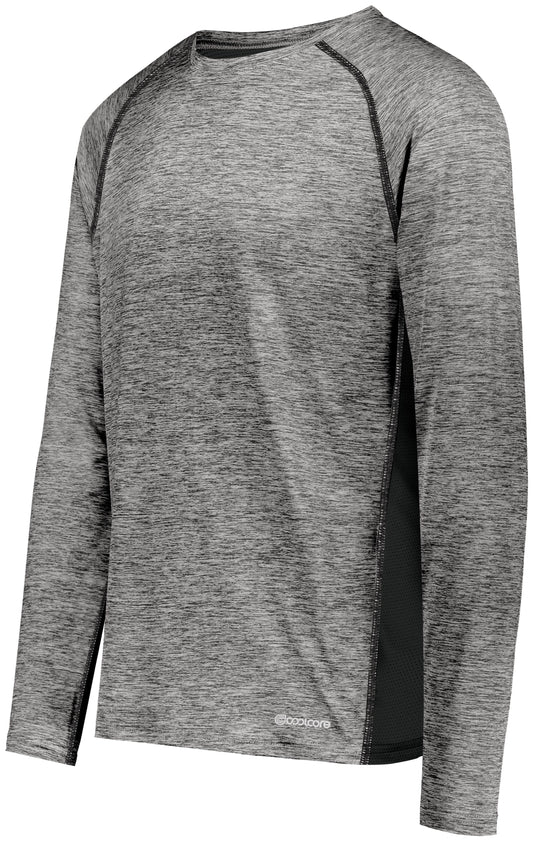 YOUTH ELECTRIFY LONG SLEEVE TEE POWERED BY COOLCORE