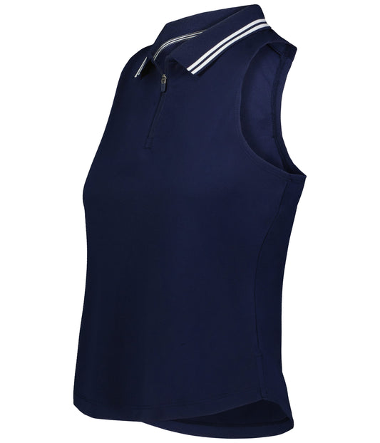 LADIES COURT SLEEVELESS POLO