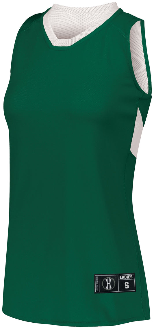 LADIES DUAL-SIDE SINGLE PLY BASKETBALL JERSEY