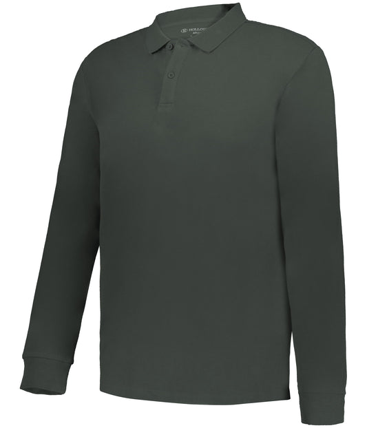 CORE COTTON LONG SLEEVE POLO