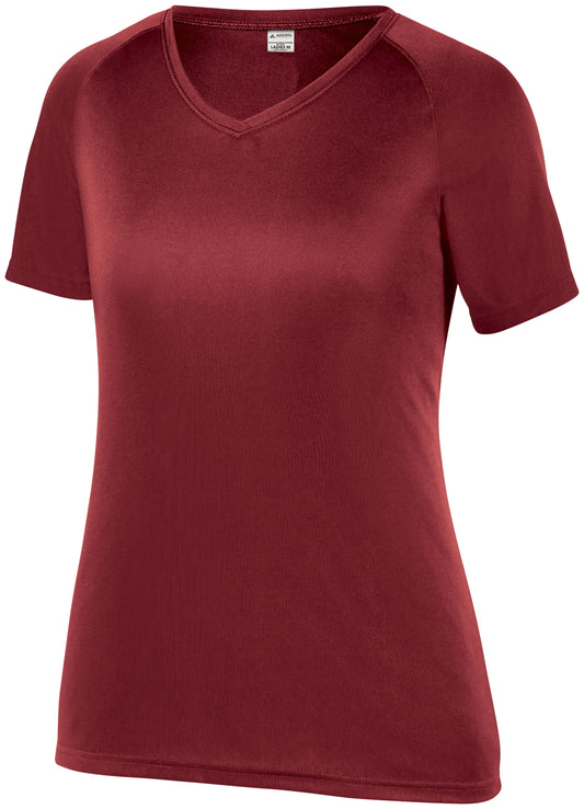 GIRLS ATTAIN WICKING RAGLAN SLEEVE TEE