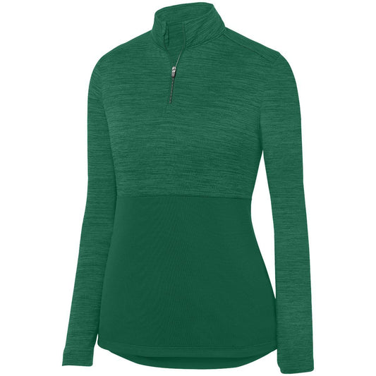 LADIES SHADOW TONAL HEATHER 1/4 ZIP PULLOVER