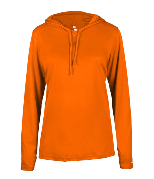 LADIES B-CORE LONG SLEEVE HOODIE