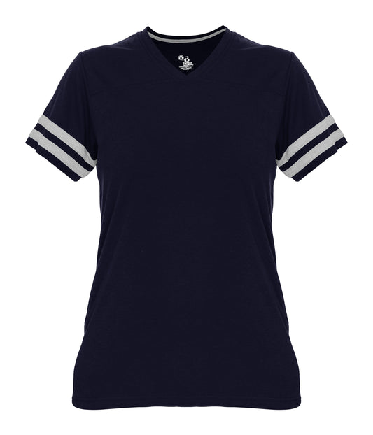 LADIES TRI-BLEND FAN TEE