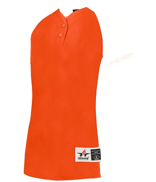 GIRLS TWO-BUTTON SOFTBALL JERSEY