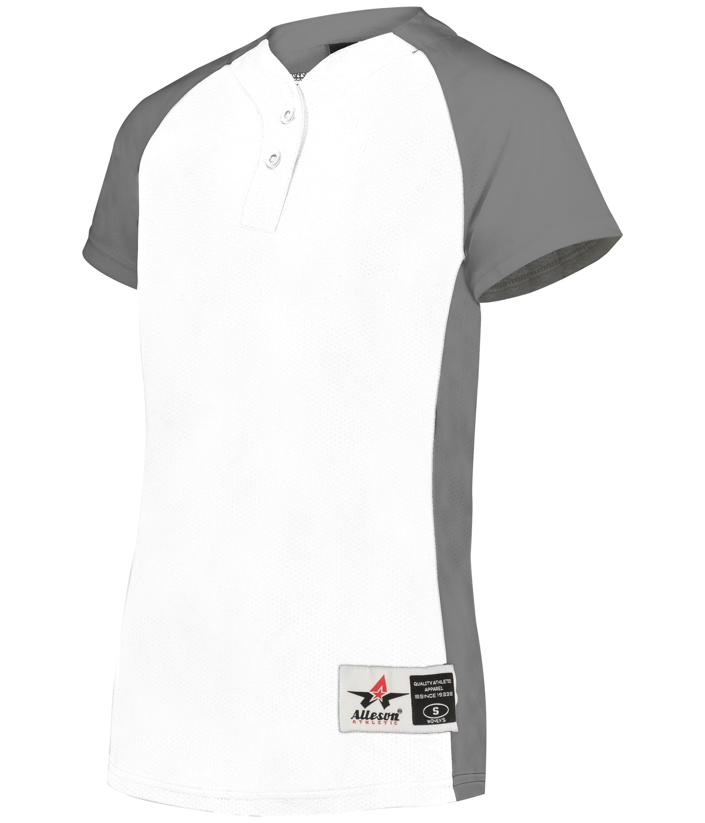 LADIES TWO-BUTTON SOFTBALL JERSEY