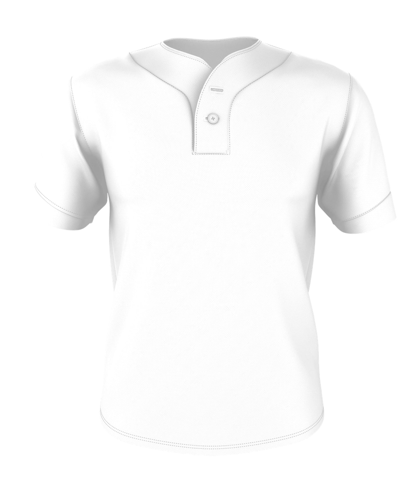 TWO BUTTON MESH BASEBALL JERSEY