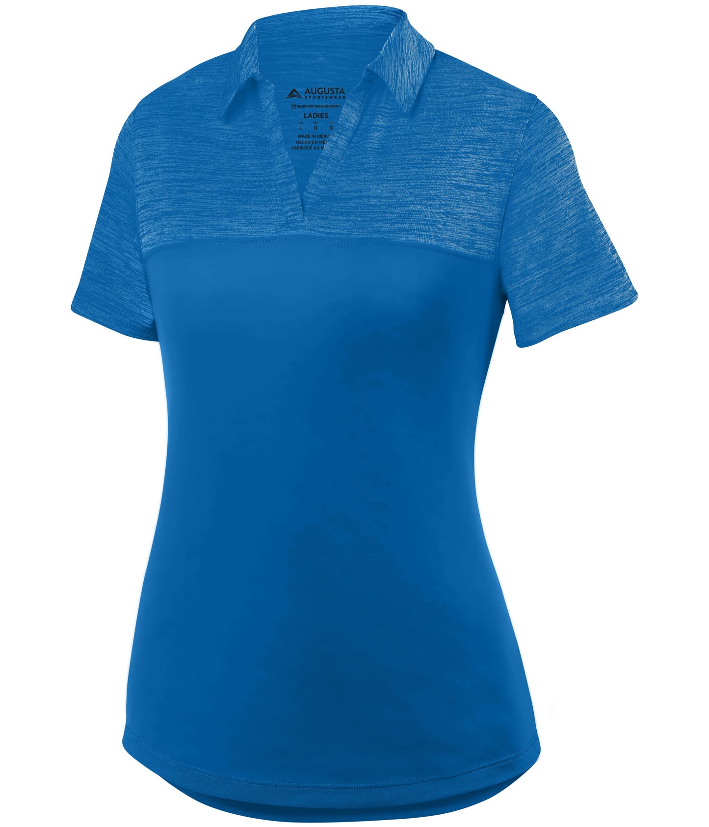 LADIES SHADOW TONAL HEATHER POLO