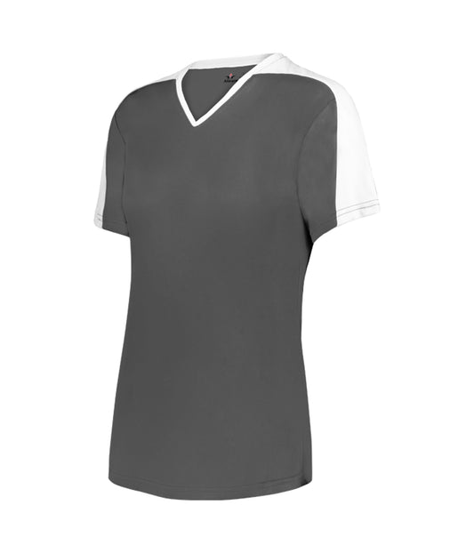 GIRLS V-NECK SOFTBALL JERSEY
