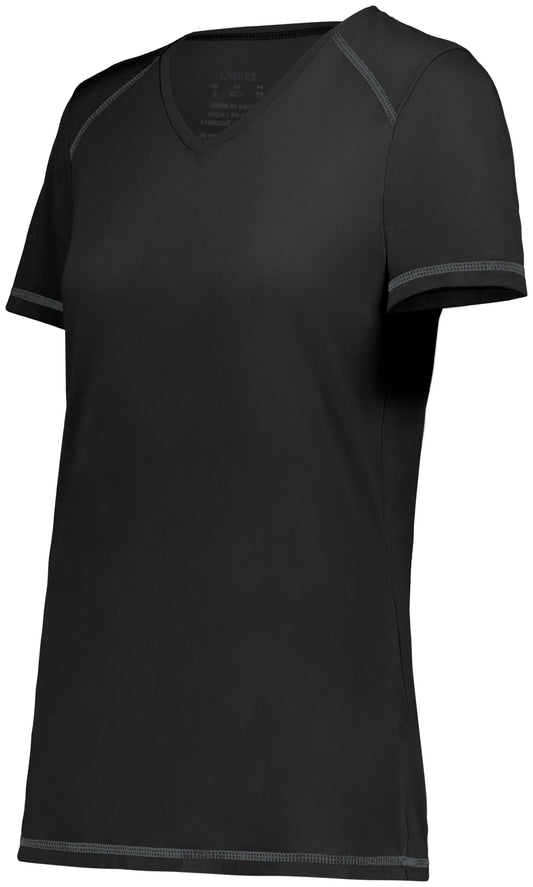LADIES SUPER SOFT-SPUN POLY TEE