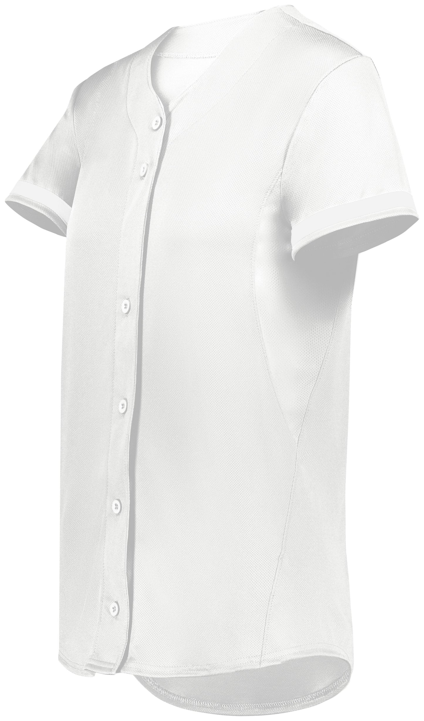 GIRLS CUTTER+ FULL BUTTON SOFTBALL JERSEY