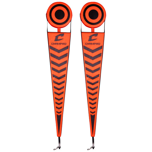 2 BULL'S EYES W/CHAIN | FOOTBALL FIELD MARKER SET