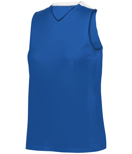 GIRLS SETTER SERIES SLEEVELESS VOLLEYBALL JERSEY - MOISTURE-WICKING