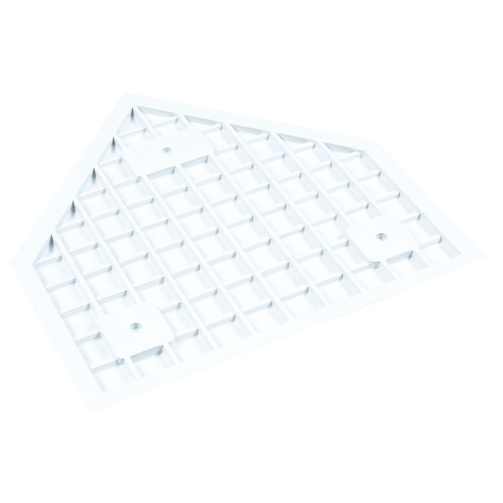 White Home Plate without Spikes