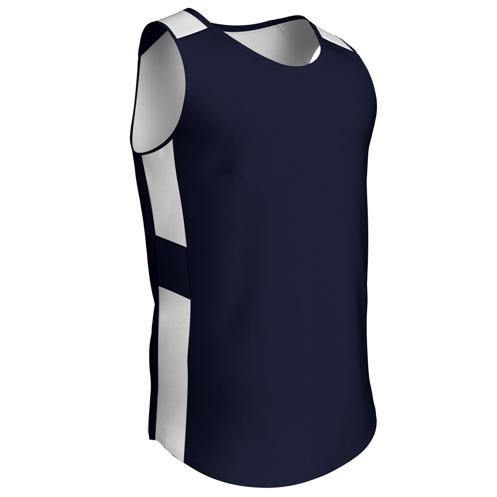 CROSSOVER Reversible Basketball Jersey NAVYWHITE S