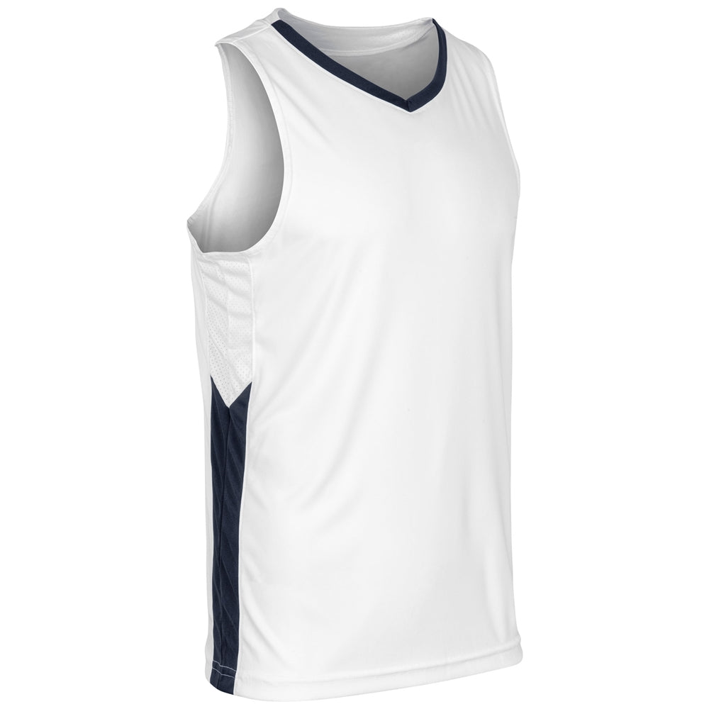 Dagger Basketball Jersey WHITENAVY L