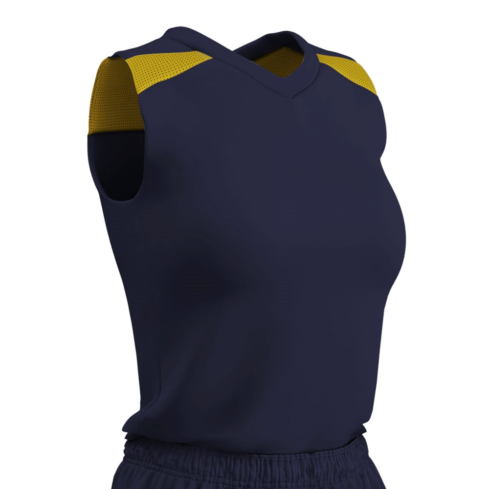 Free Toss Jersey NAVYGOLD M