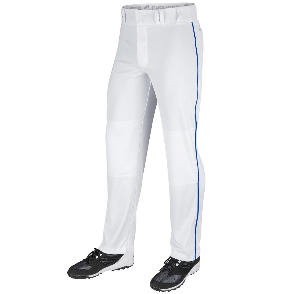 TRIPLE CROWN OPEN BOTTOM PANT WITH PIPE