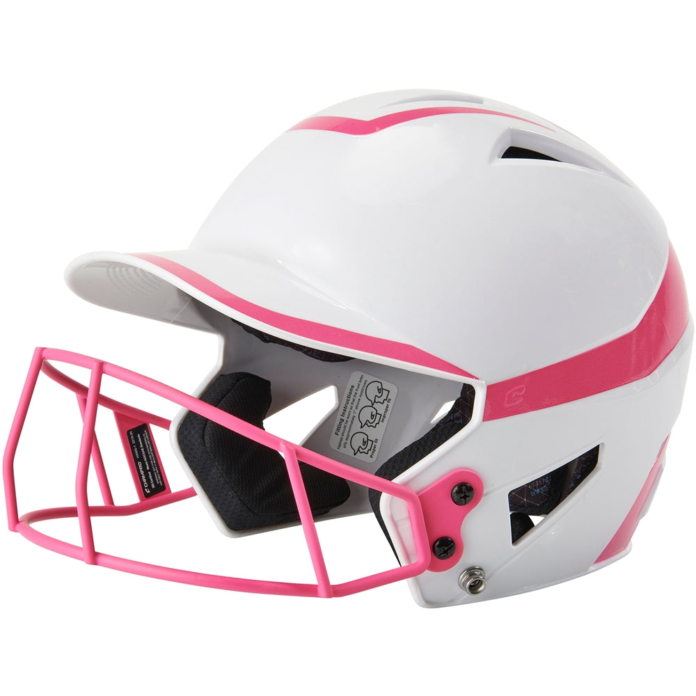 Senior Two-Tone Softball Helmet w/Mask