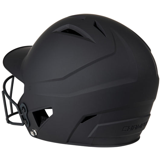 HX Matte Softball Helmet w/Facemask