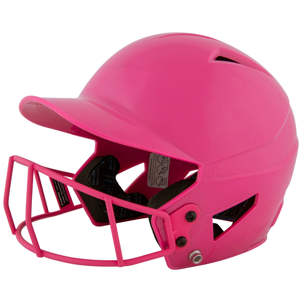 Junior Uncoated HX Softball Helmet w/Mask