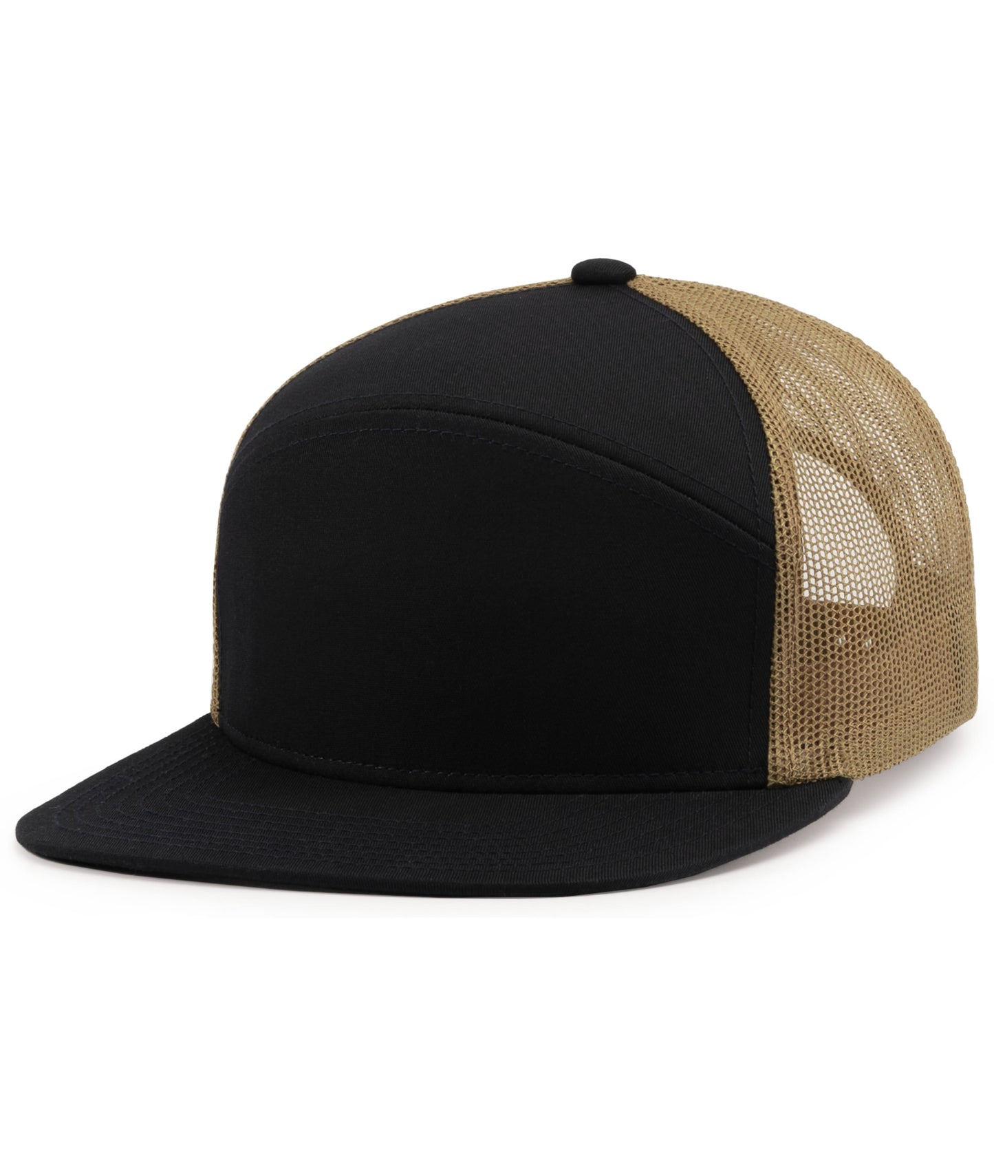 6-PANEL ARCH TRUCKER SNAPBACK CAP