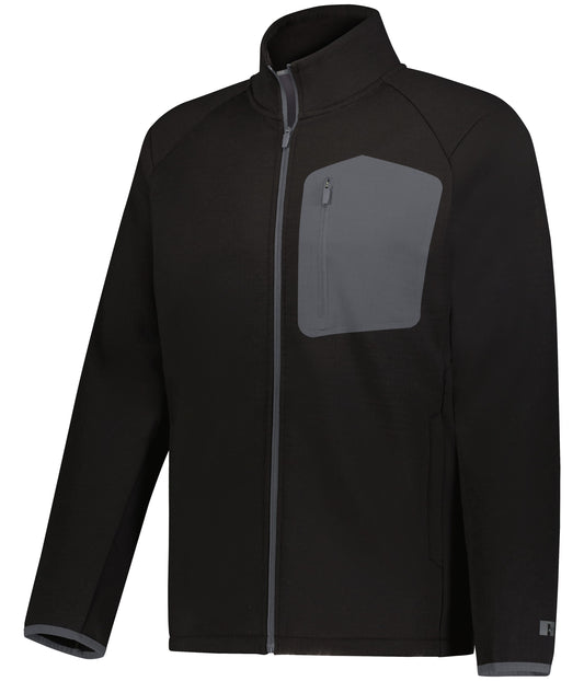 SIDELINE GRID FLEECE FULL ZIP JACKET