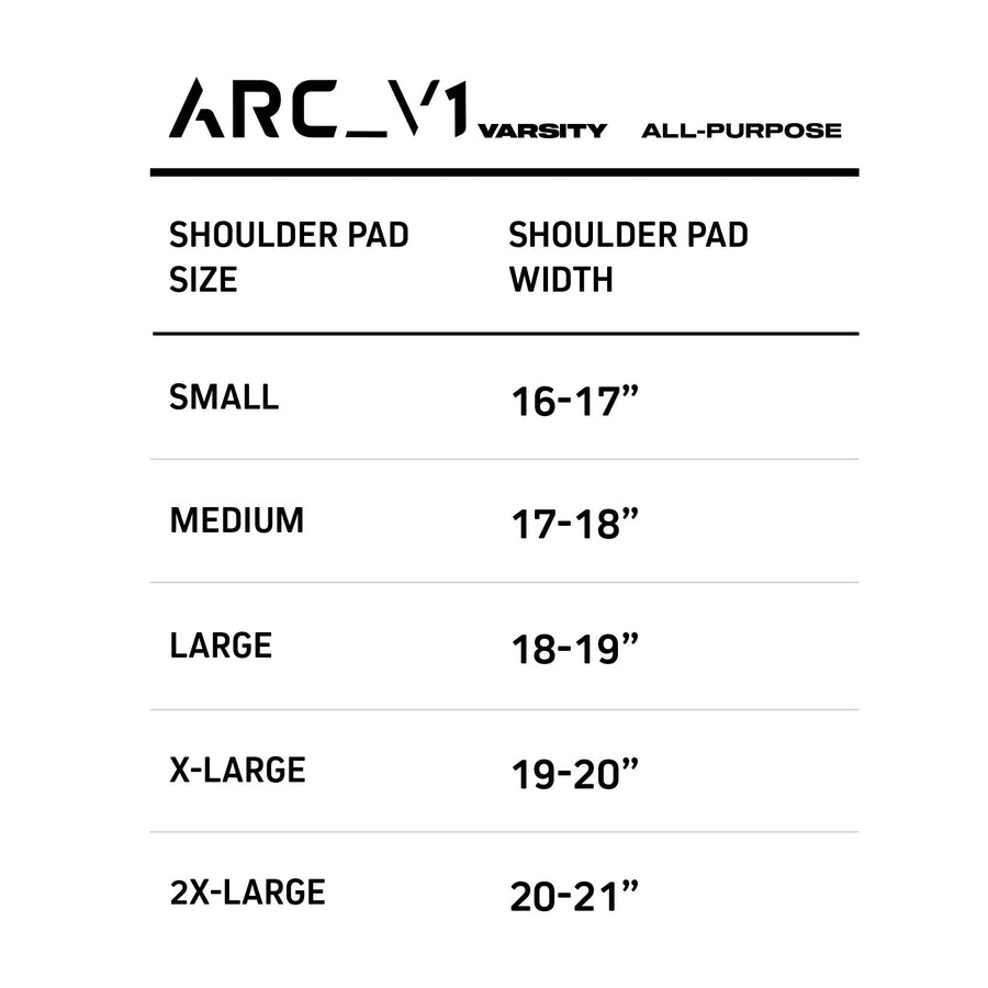 ARC_V1 Varsity Shoulder Pads