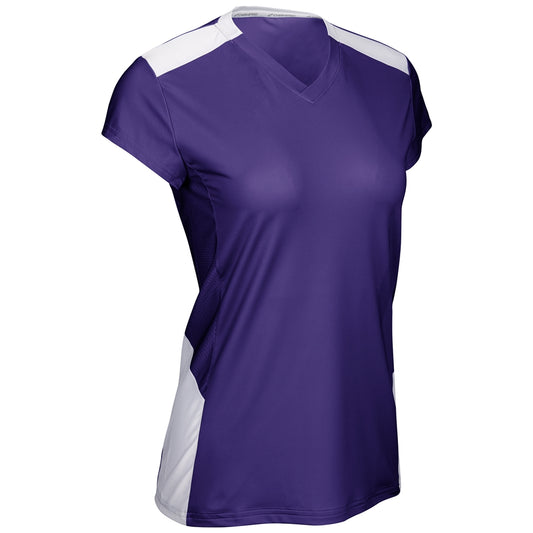 Girl's Point Cap Sleeve Volleyball Jersey