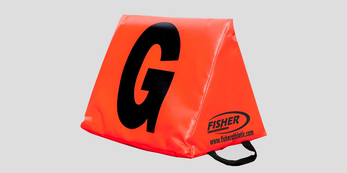 Large triangular markers