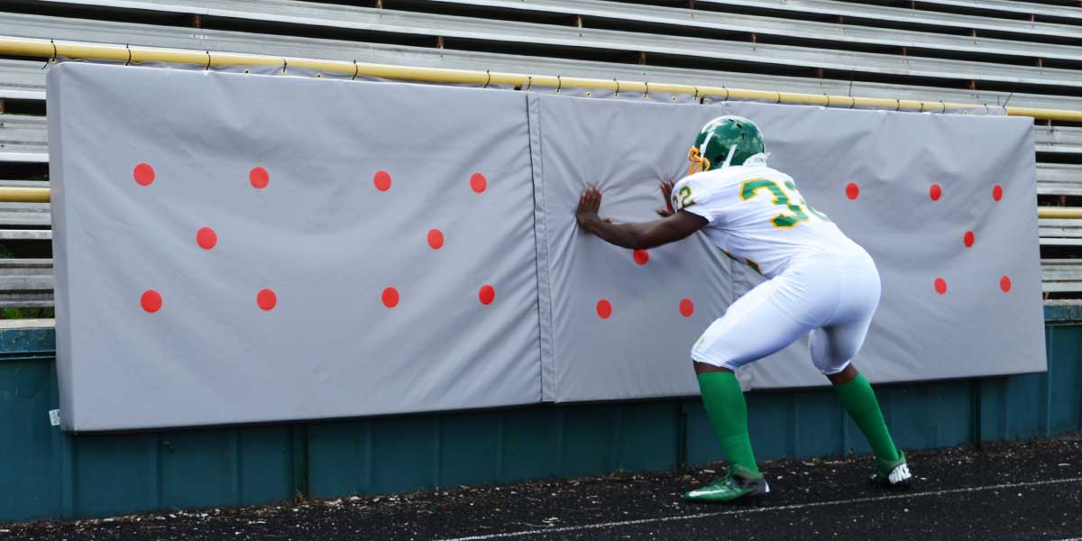 Football punch pad target