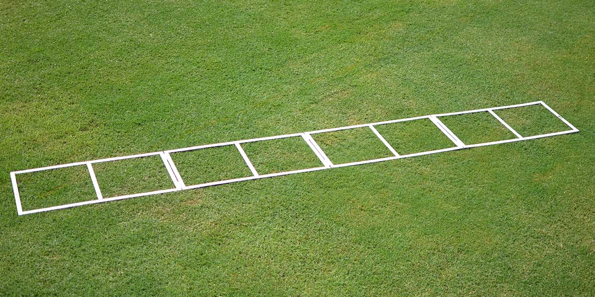 Steel folding ladder