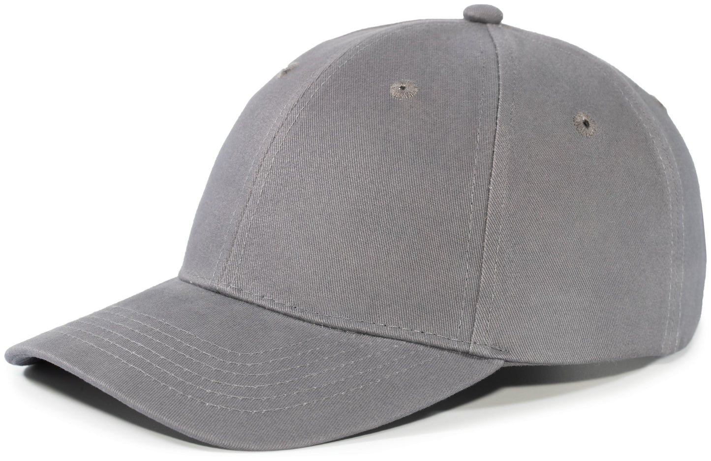 BRUSHED COTTON TWILL HOOK-AND-LOOP ADJUSTABLE CAP