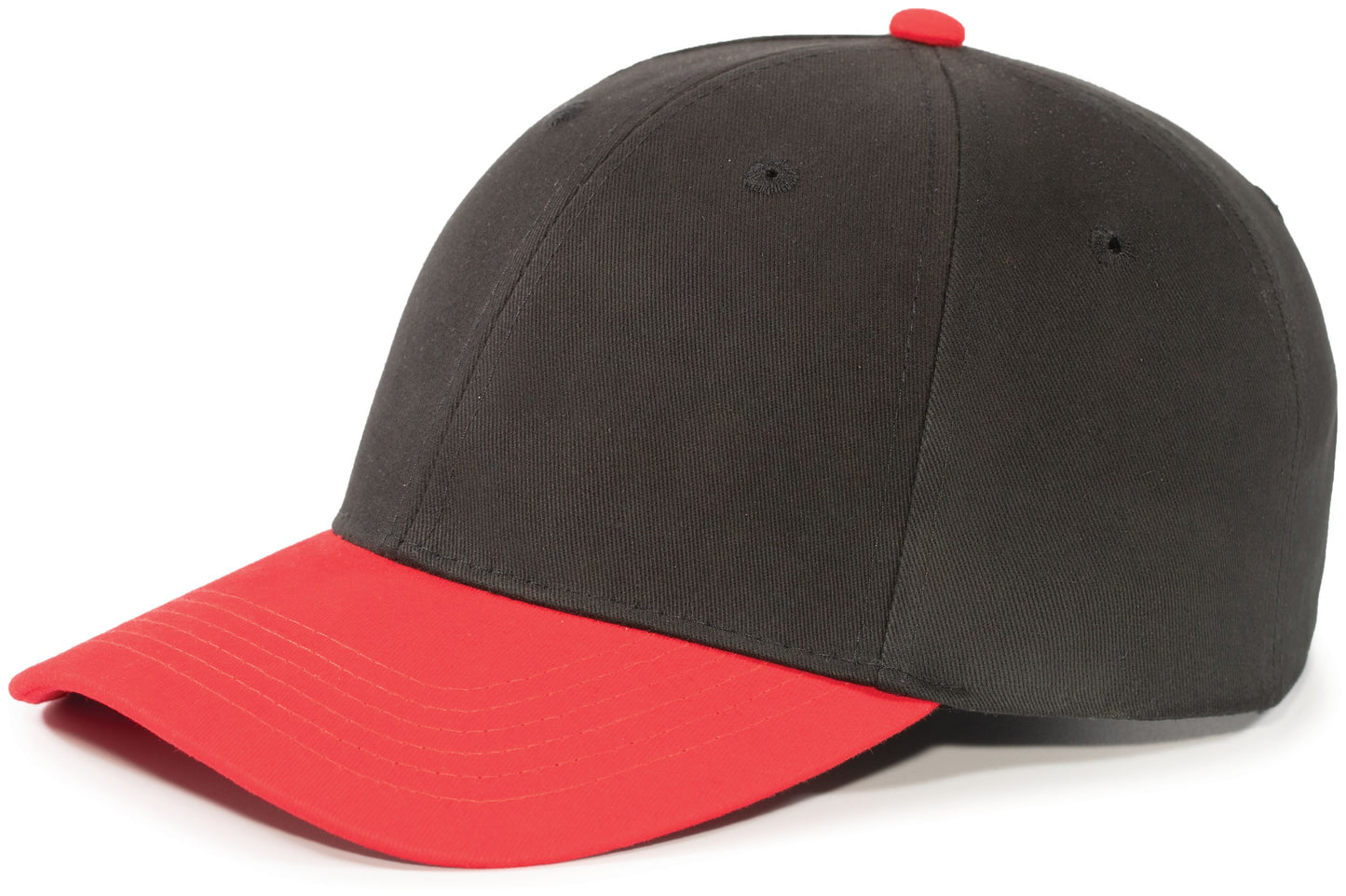 BRUSHED COTTON TWILL HOOK-AND-LOOP ADJUSTABLE CAP
