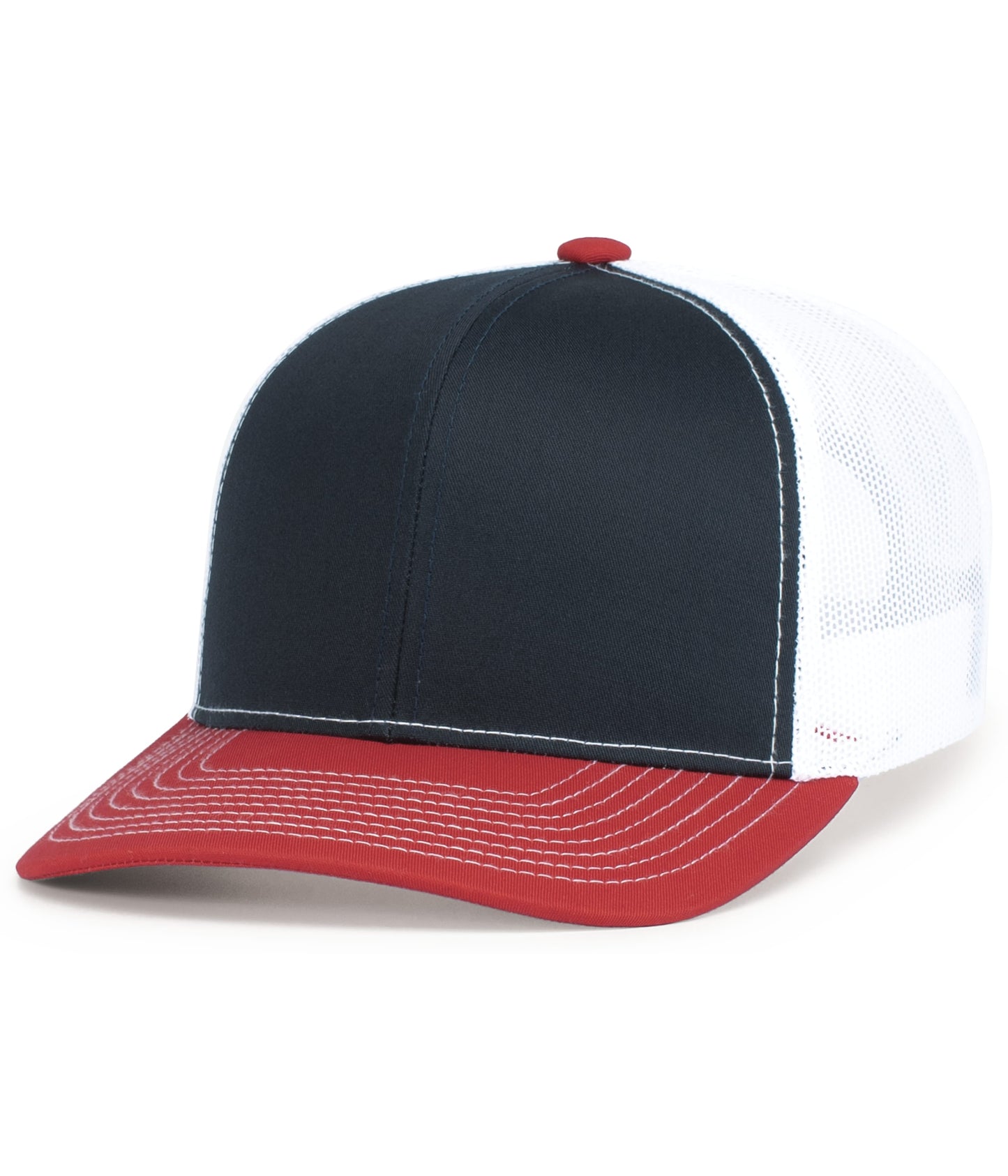 CONTRAST STITCH TRUCKER SNAPBACK
