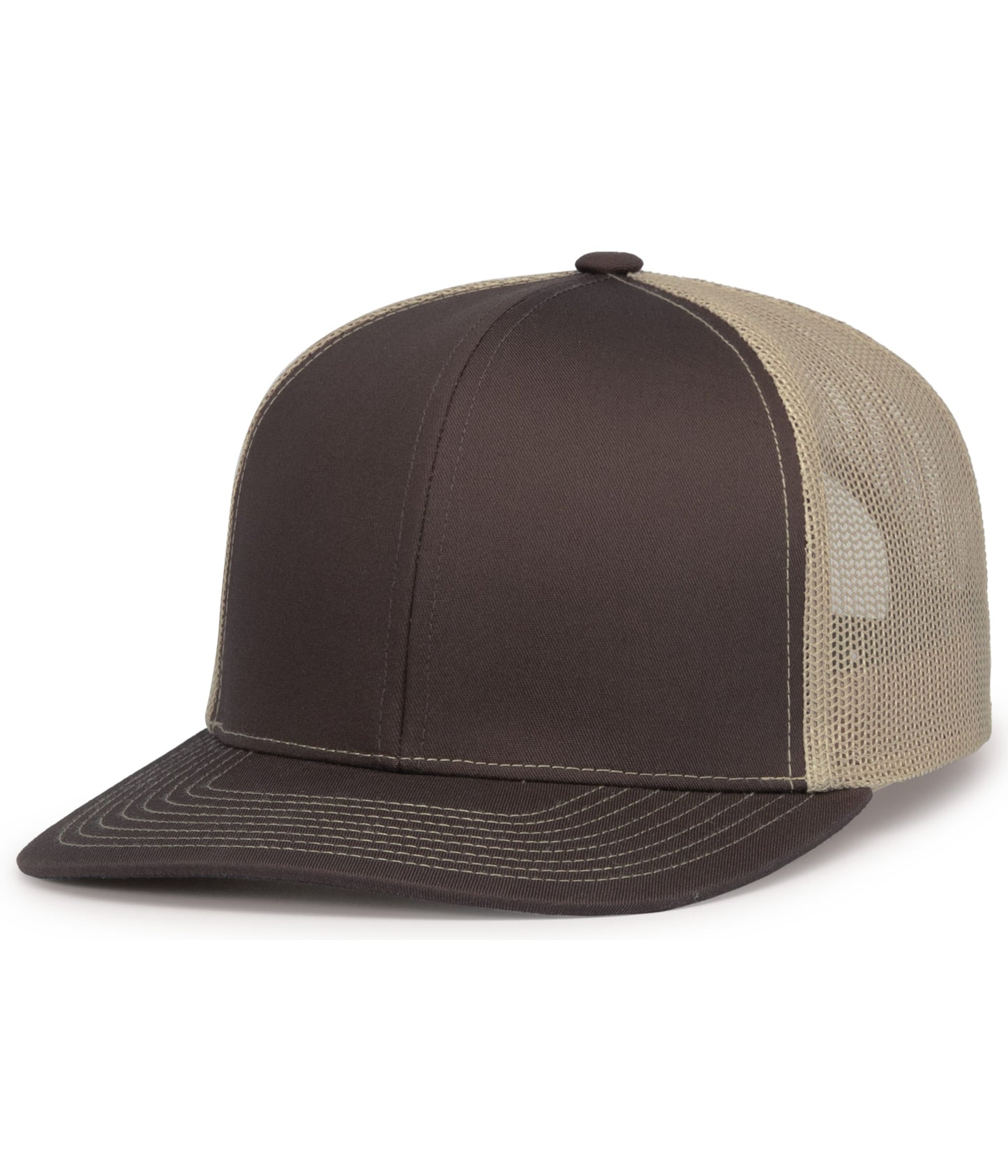 CONTRAST STITCH TRUCKER SNAPBACK