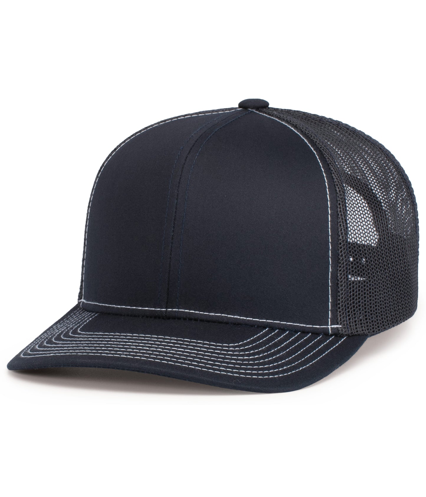 CONTRAST STITCH TRUCKER SNAPBACK