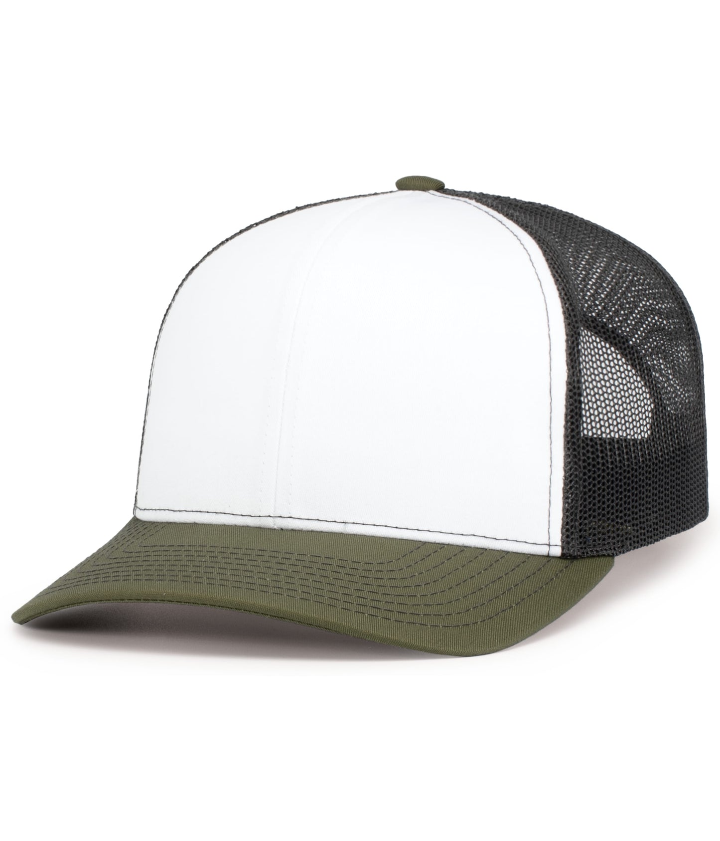 CONTRAST STITCH TRUCKER SNAPBACK