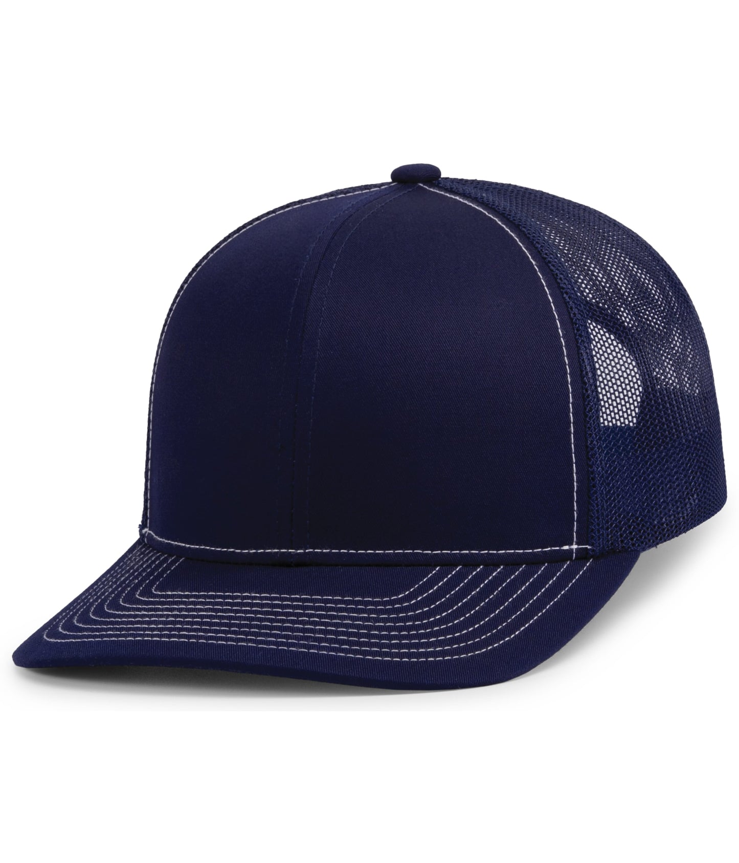 CONTRAST STITCH TRUCKER SNAPBACK