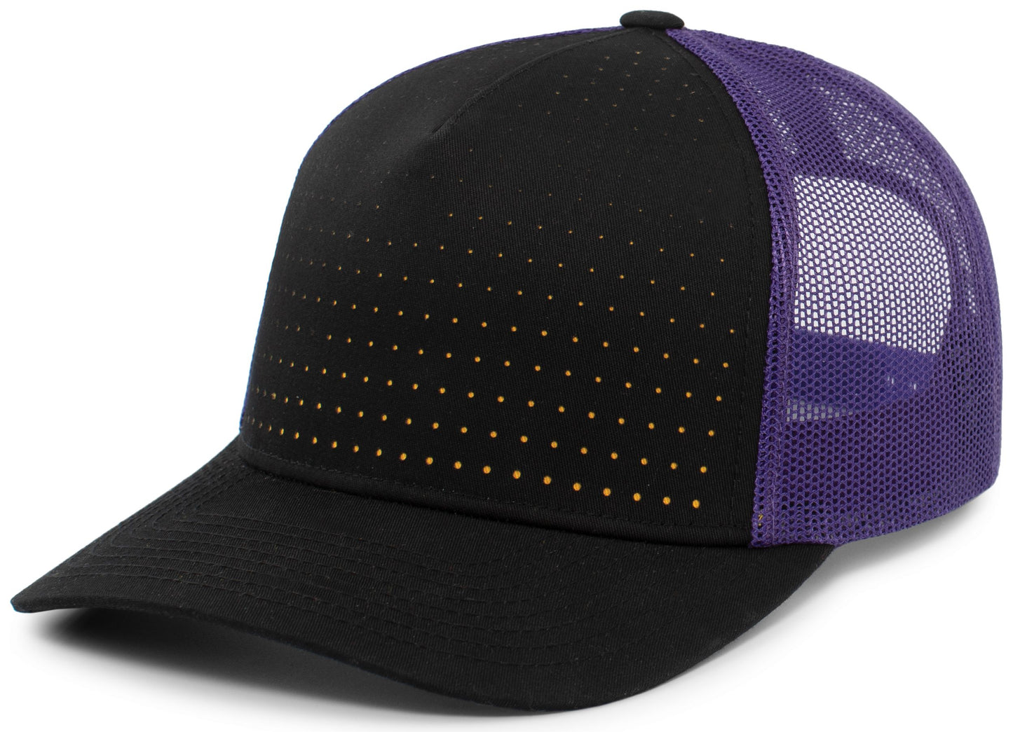PERFORATED 5-PANEL TRUCKER SNAPBACK CAP