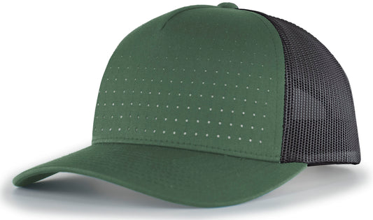PERFORATED 5-PANEL TRUCKER SNAPBACK CAP