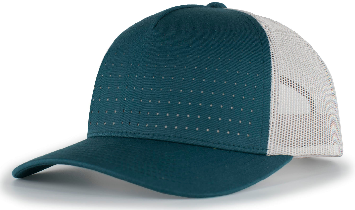 PERFORATED 5-PANEL TRUCKER SNAPBACK CAP
