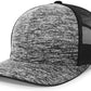 AGGRESSIVE HEATHER TRUCKER SNAPBACK CAP - MOISTURE-WICKING ADJUSTABLE