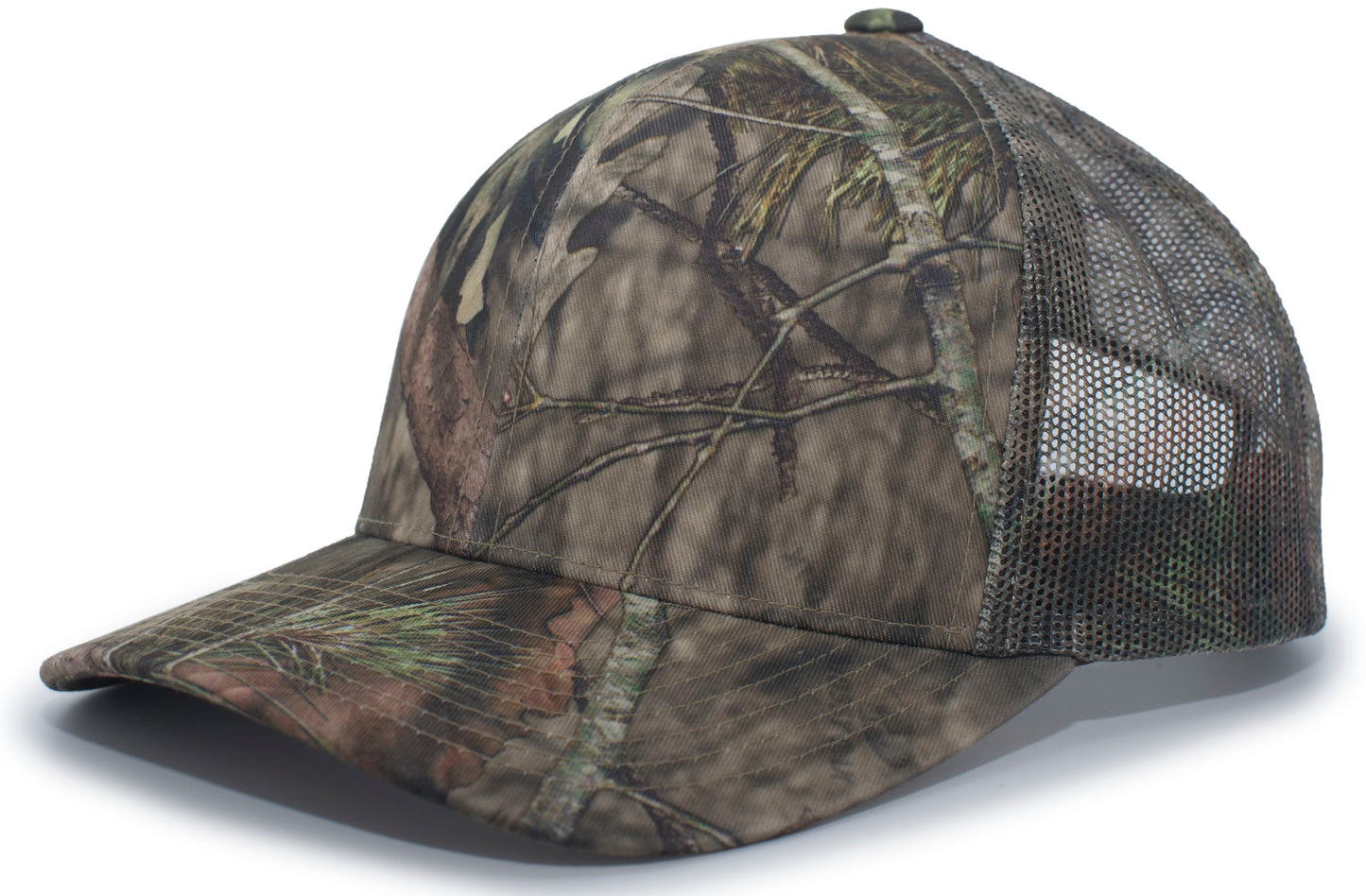 CAMO SNAPBACK TRUCKER CAP