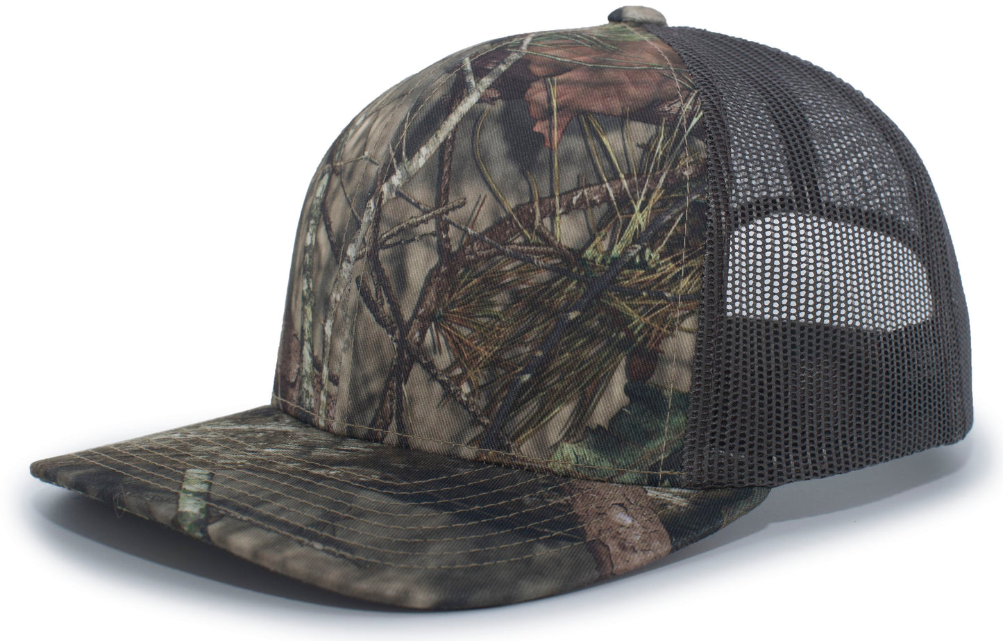 CAMO SNAPBACK TRUCKER CAP