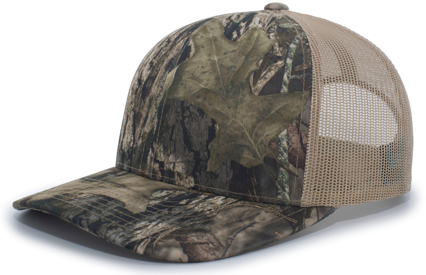 CAMO SNAPBACK TRUCKER CAP