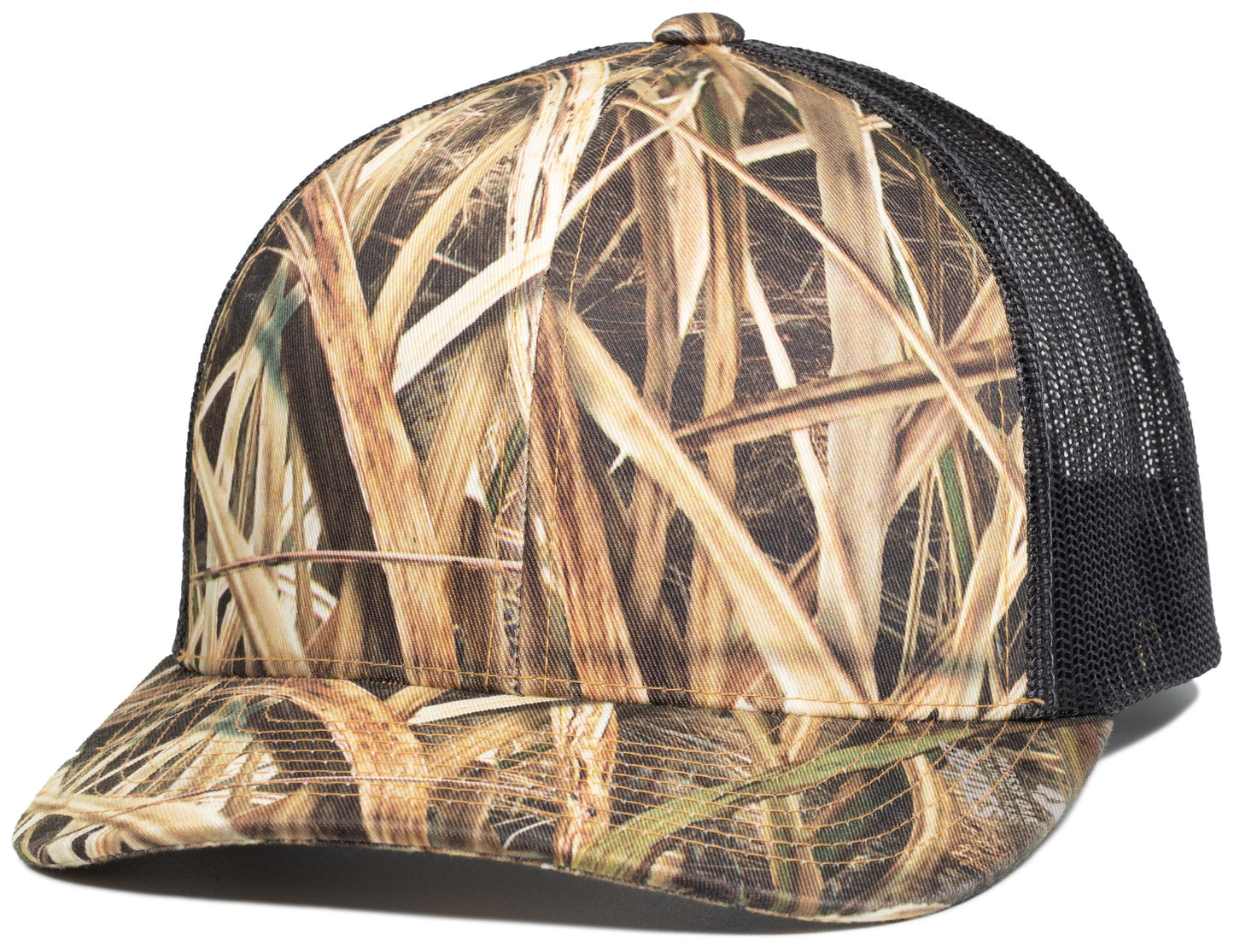 CAMO SNAPBACK TRUCKER CAP